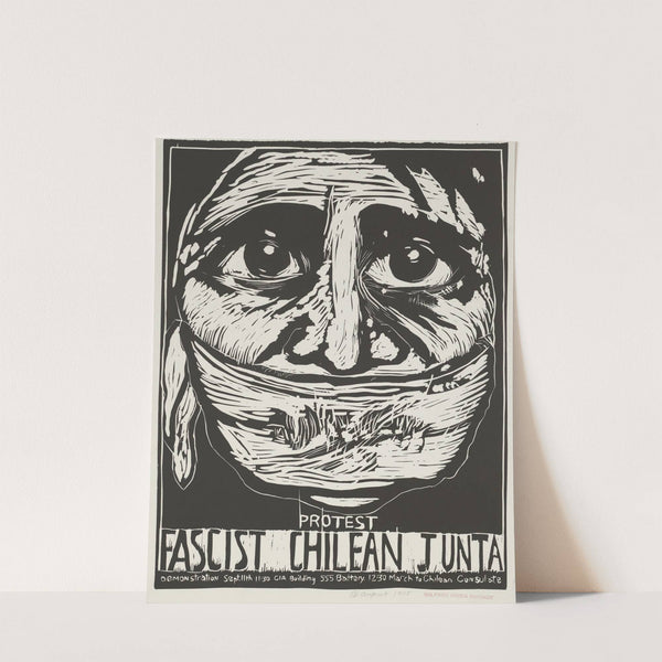 Protest fascist Chilean junta by Rachael Romero