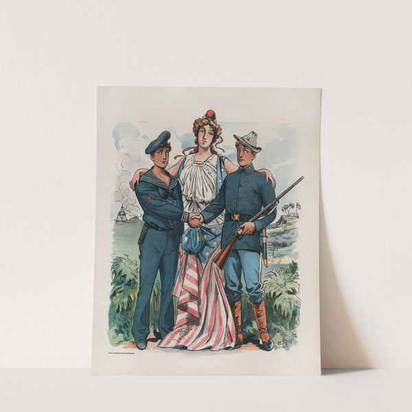 Proud of her boys (1898) by Samuel Ehrhart