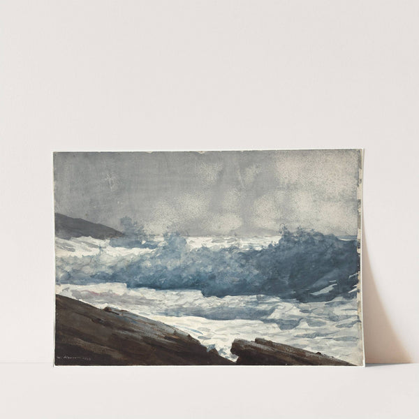 Prout's Neck, Breakers by Winslow Homer