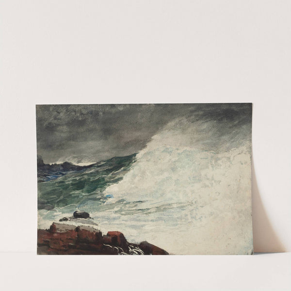 Prout’s Neck, Breaking Wave by Winslow Homer