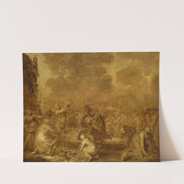 Proverb illustration – “Not everyone can get the fruit” by Adriaen van de Venne