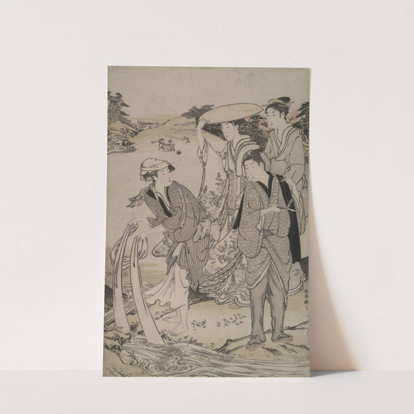 Province of Musashi; Six Tama Rivers by Kubo Shunman