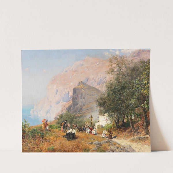 Prozession auf Capri (1893) by Carl Wuttke