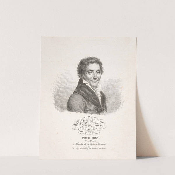 Prud’hon. (1820) by Julien Léopold Boilly