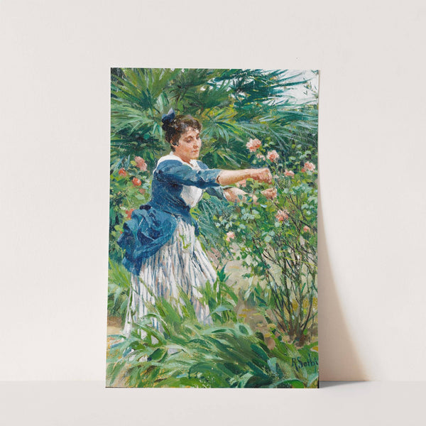 Pruning The Roses by Raffaello Sorbi