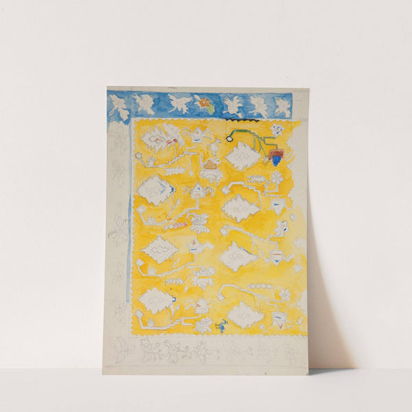 Przerys wzoru z kilimu ukraińskiego by Sofija Paraszczuk