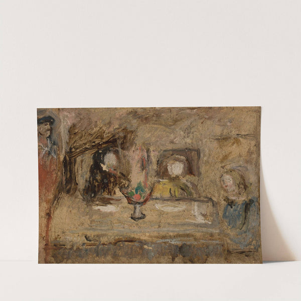 Przy stole by Tadeusz Makowski