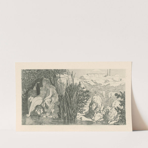 Psyché a Arundo (1881) by Max Klinger