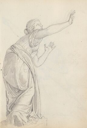 Psyche, A Daughter of Niobe from the Niobid Group, Uffizi, Florence