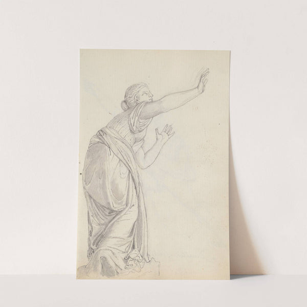 Psyche, A Daughter of Niobe from the Niobid Group, Uffizi, Florence by John Flaxman