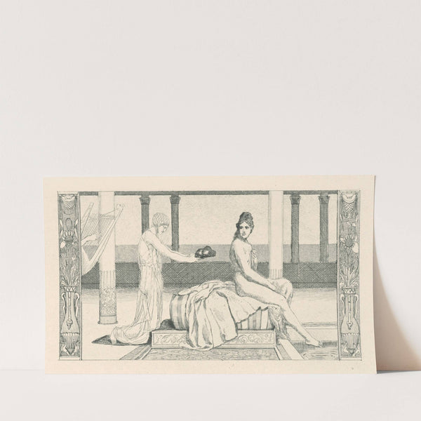 Psyche at the Bath (1881) by Max Klinger