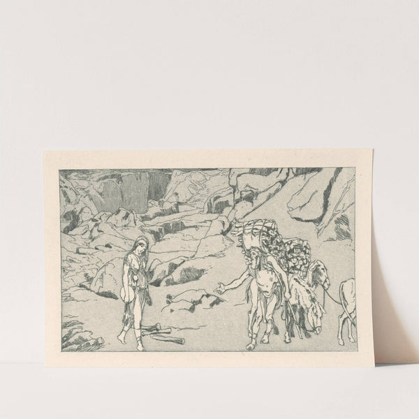 Psyché na ceste do Tartaru (1881) by Max Klinger