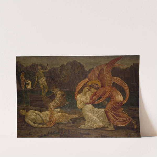Psyche receiving the Casket from Proserpine by Sir Edward Coley Burne-Jones