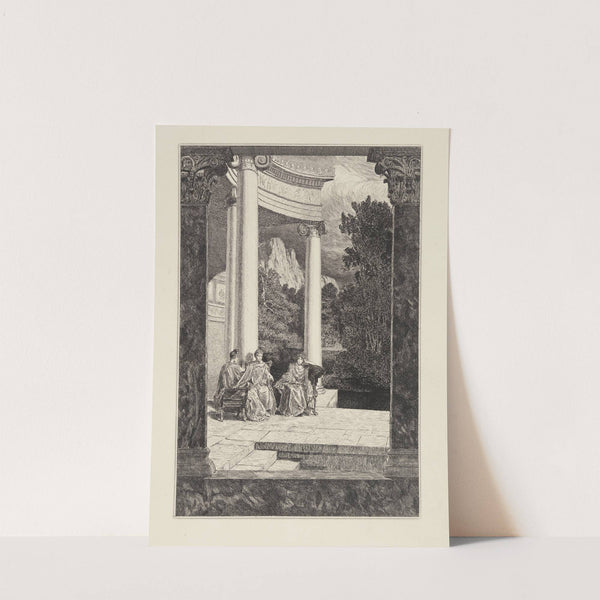 Psyche und ihre Schwestern (Amor und Psyche, Opus V, Blatt 18) (1880) by Max Klinger