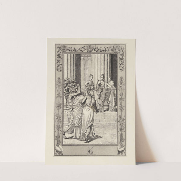 Psyche und Venus (Amor und Psyche, Opus V, Blatt 34) (1880) by Max Klinger