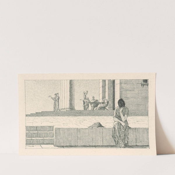 Psyché vo Venušinom dome (1881) by Max Klinger