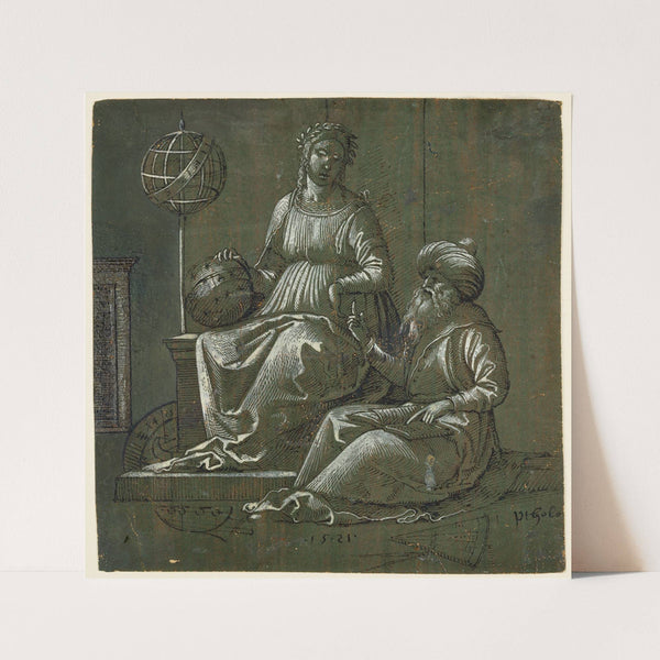 Ptolomäus und die Astrologie (1521) by Hans Brosamer