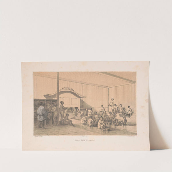 Public bath at Simoda (1856) by James Fuller Queen