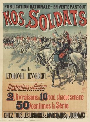 Publication nationale – en vente partout. Nos soldats (1888)
