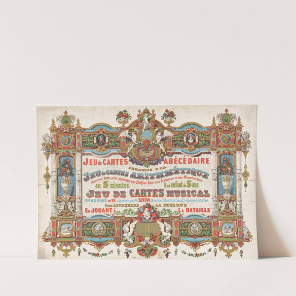 Publicity for Educational Playing Cards (1838)