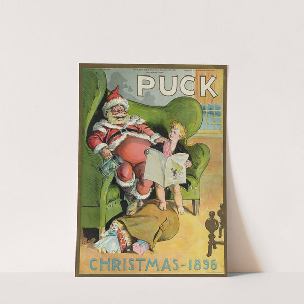 Puck Christmas 1896 by Charles Jay Taylor