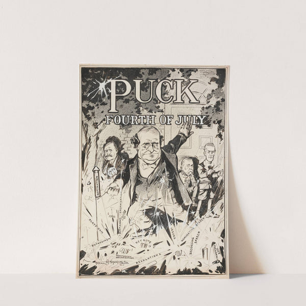 Puck Fourth of July (1908) by Frank Arthur Nankivell