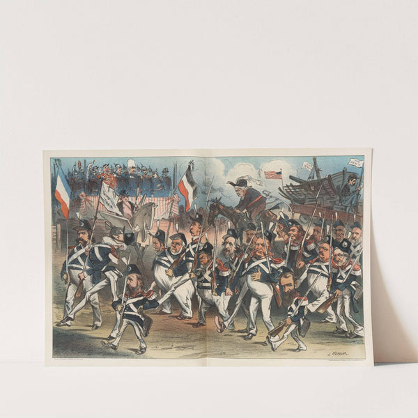 Puck's own Yorktown celebration by Joseph Ferdinand Keppler