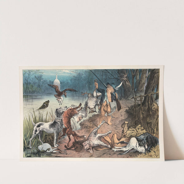 Puck's political hunting-ground - how he has made game of the politicians by Joseph Ferdinand Keppler