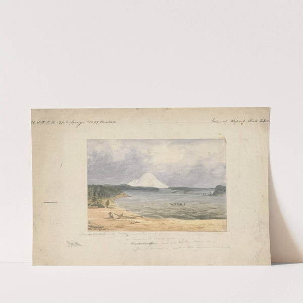 Puget Sound and Mt. Rainier from Whitby’s Island by John Mix Stanley