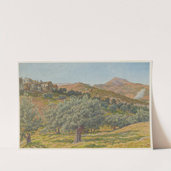 Puig del Mas. La Salette et Madeloc, Banyuls (1927) by Henri Rivière