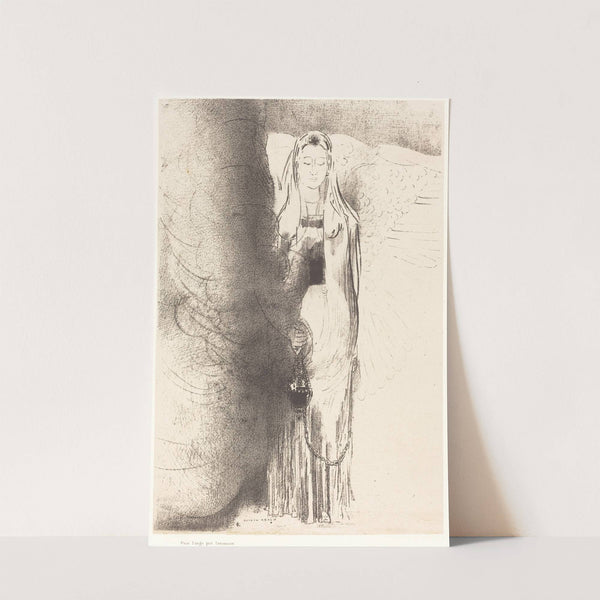 Puis l'ange prit l'encensoir (And the angel took the censer) by Odilon Redon