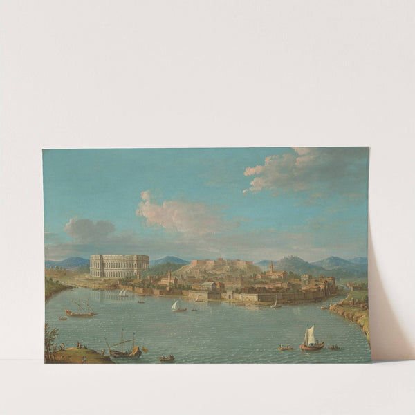 Pula, with the Pula Arena by Antonio Joli