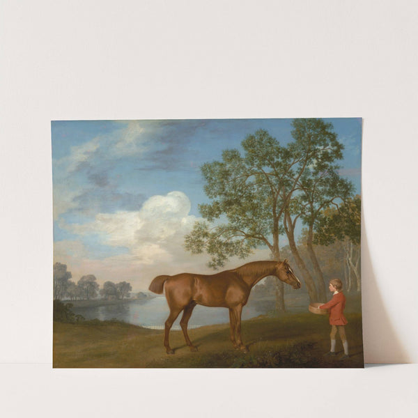 Pumpkin with a Stable-lad (1774) by George Stubbs