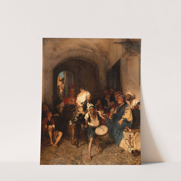 Punition d'un voleur de poulet à Smyrna by Nikolaos Gyzis