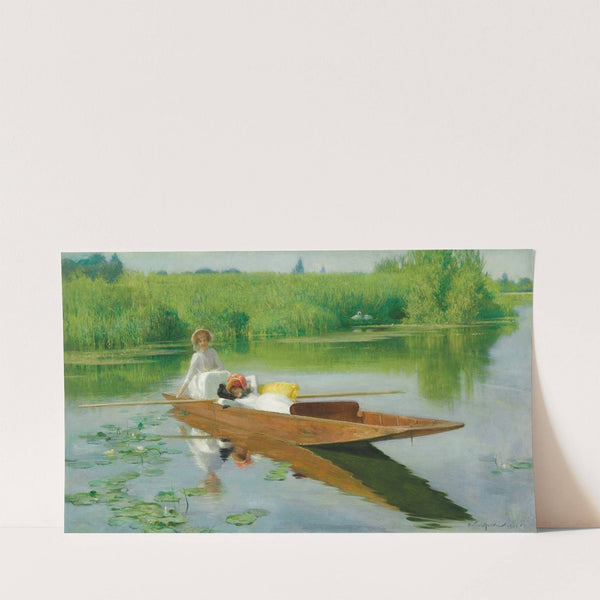 Punting on the Thames (1901) by Arthur Hacker