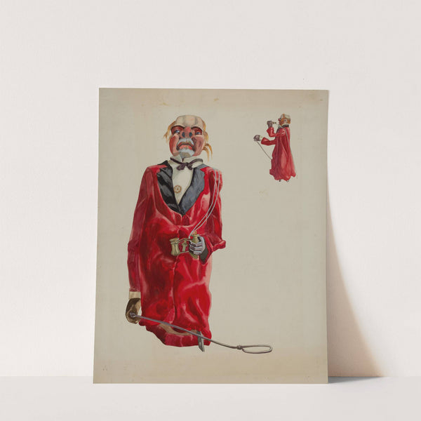 Puppet with Opera Glass by Verna Tallman