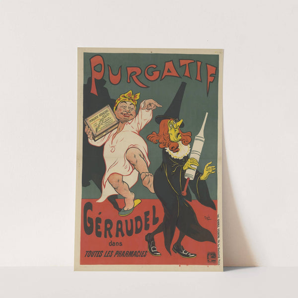 Purgatif Géraudel dans toutes les pharmacies (1900) by Eugène Ogé