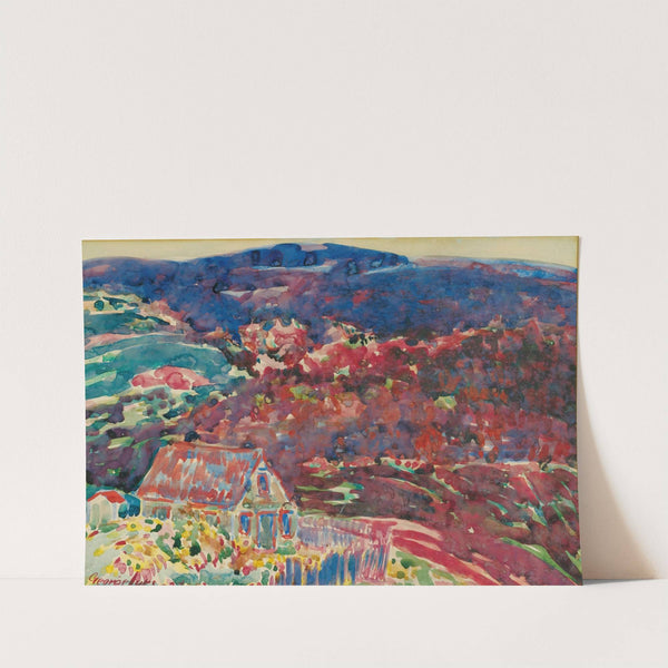 Purple Hills by George Luks