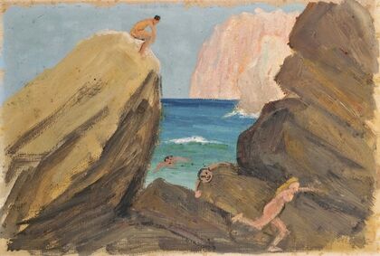 Pursuit at a Rocky Coastal Line