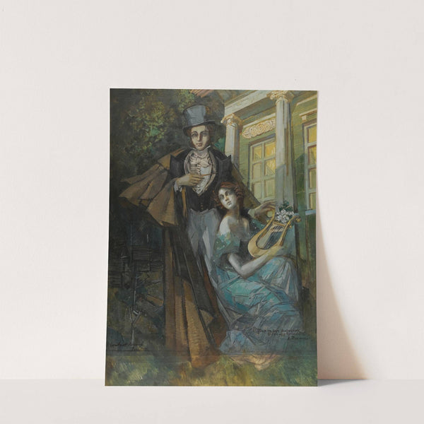 Pushkin And The Muse by Konstantin Alexeevich Korovin