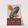 Put Out Your Old Motor Tyre for Salvage by Anonymous