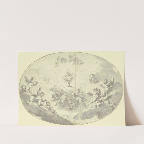 Putten verehren das heilige Sakrament by Gaspare Diziani