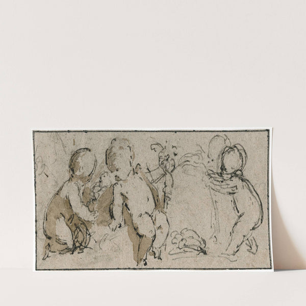 Putti by Jacob de Wit
