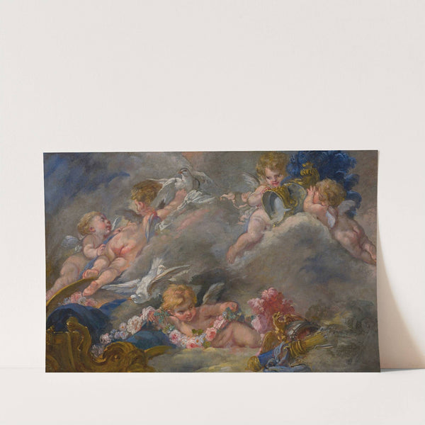 Putti by Follower Of François Boucher