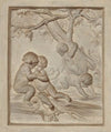 Putti in a landscape