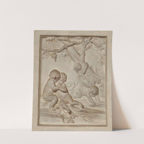 Putti in a landscape by Jacob de Wit