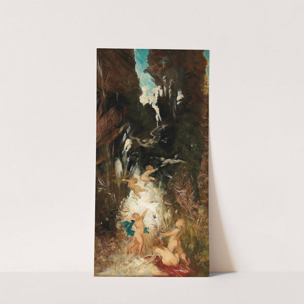 Putti Near A Forest Brook by Hans Makart