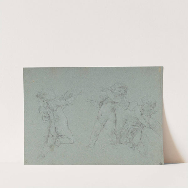 Putti Supporting a Garland (early 18th century) by François Lemoyne