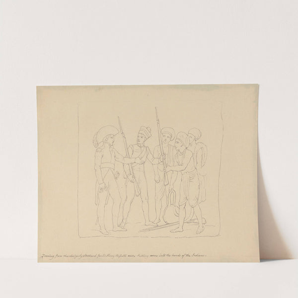 Putting Arms in the Hands of Indians by Edward Francis Burney