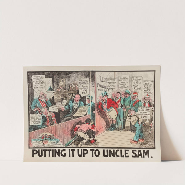 Setting ‘Em Up (1915) by Carey Cartoon Service